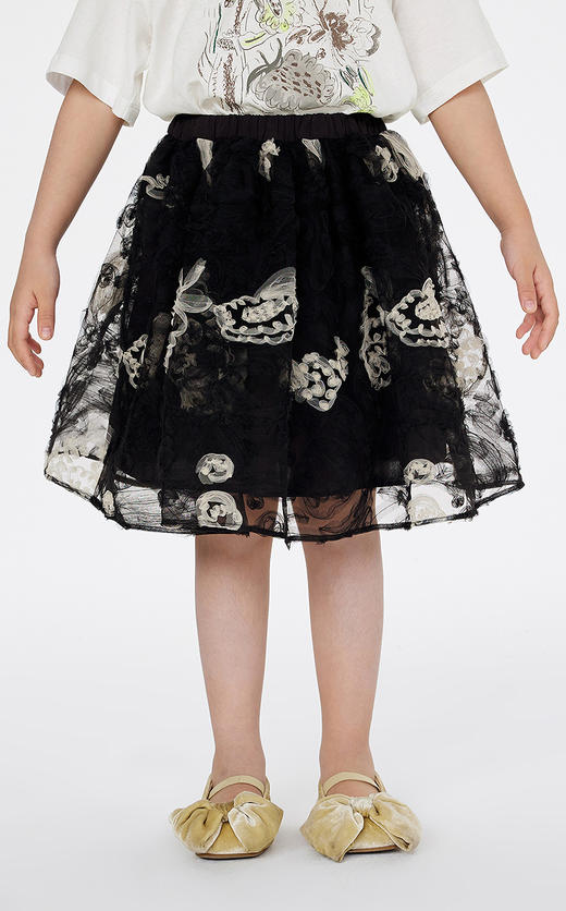 jnby   25年春款   短款腰裙   1P2D11250 商品图3