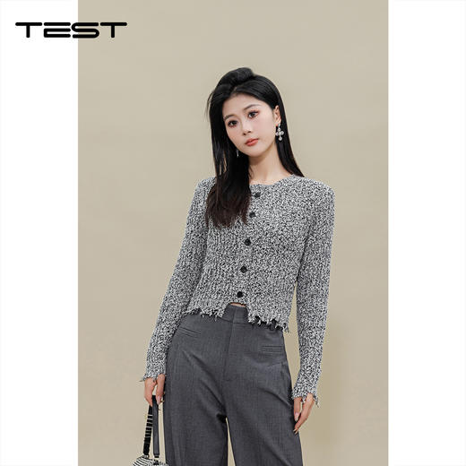 春上新时尚设计感修身柔软舒适毛衣1251040 商品图2