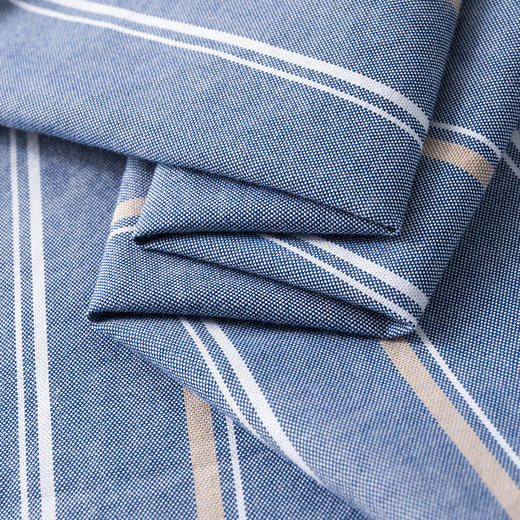 【100%棉】【DM】大依优型大码竖条纹短袖衬衫300斤休闲半袖衬衣夏季薄款男士特大码上衣纯棉 商品图3