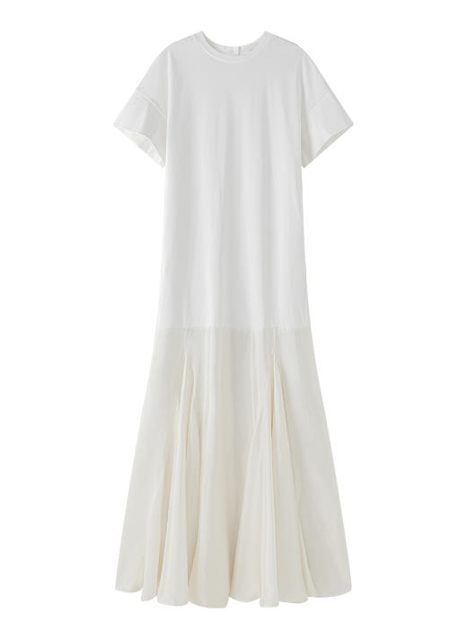 VC｜SS25011 Irene oversized flared dress [连衣裙  米白 ] 商品图5