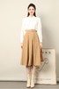 OCTAVIA 气质茶色中长款半裙 16443 商品缩略图1