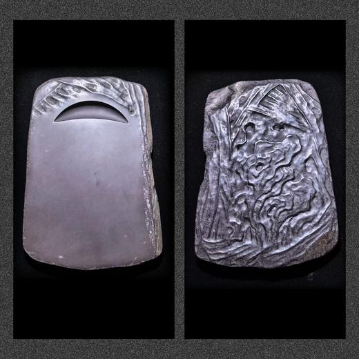 伦少国「纯净」端砚·坑仔岩 纯手工原石雕刻砚台 商品图0