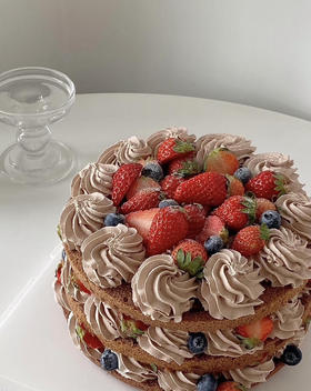 巧克力裸蛋糕（原味蛋糕底巧克力蛋糕底随机）