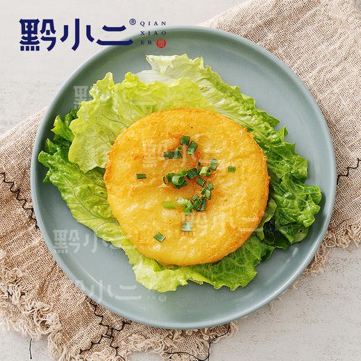 黔小二葱香洋芋粑贵州特色小吃金黄酥脆外焦里嫩好吃贵州地道特产美食 商品图2