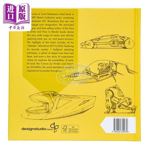 【中商原版】 Srd Sketch Collection Vol. 03 进口艺术 斯科特·罗伯逊Scott Robertson概念设计素描集3 How to Draw作者   商品图1