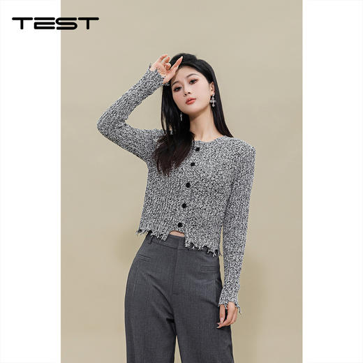 春上新时尚设计感修身柔软舒适毛衣1251040 商品图0