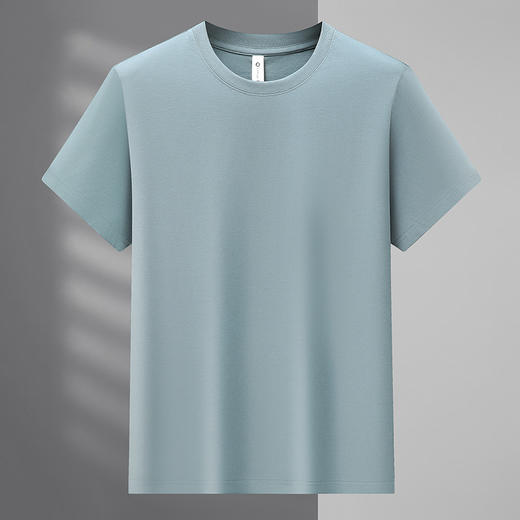 【棉质】【DWP】大依优型大码短袖T恤加肥加大休闲圆领半袖肥佬体恤男士胖子上衣 商品图6