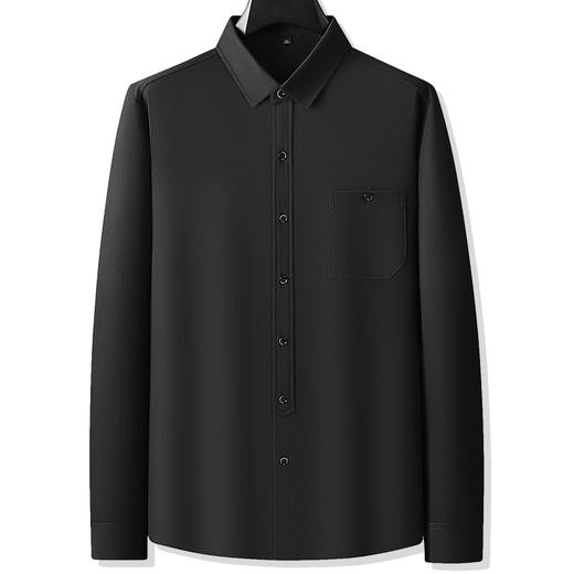 【牛津麻料】【DDA】大依优型大码长袖衬衫休闲翻领棉质衬衣服男士加肥加大码简约胖子春款 商品图4