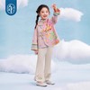 年衣童装女童裤子秋冬新款儿童灯芯绒宽松长裤女孩甜美喇叭裤桃花慕斯长裤 商品缩略图2