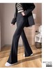 【春上新】憬J ·女神裤黑色开叉微喇叭裤16198-喜出 商品缩略图5