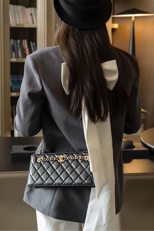 香奈儿24k走秀款复古晚宴包黑色（HH）） 商品图4
