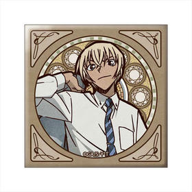 GRANUP 名侦探柯南 新艺术方形徽章 安室透GUPC4570077791744