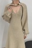 L.Fleuri 浅卡其色针织背心连衣裙套装 17743 商品缩略图3
