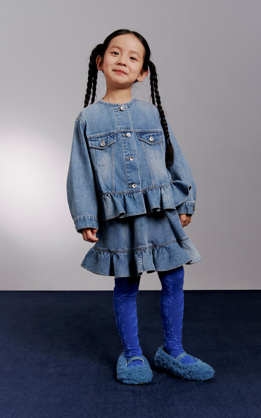 jnby  25年春款   短款腰裙  1P2D11370 商品图3