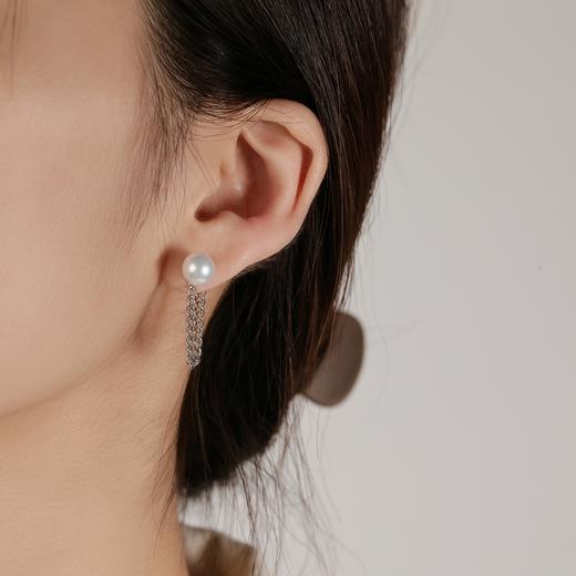 IIPO宜珠宜宝淡水珠银饰甜酷耳环(礼盒装) 商品图2