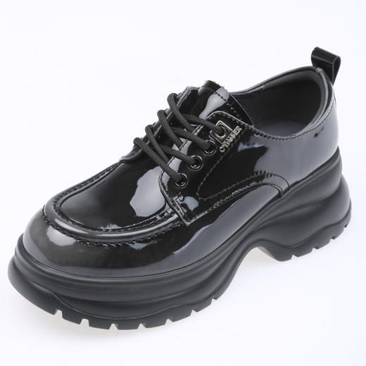 BF千百度小皮鞋2025春季商场同款潮流牛津鞋女单鞋A25190035吊牌价1299活动价899 商品图1