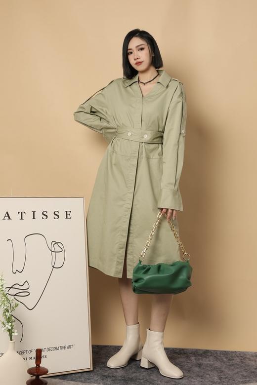 Le Malene 通勤设计感衬衫连衣裙 15621 商品图0