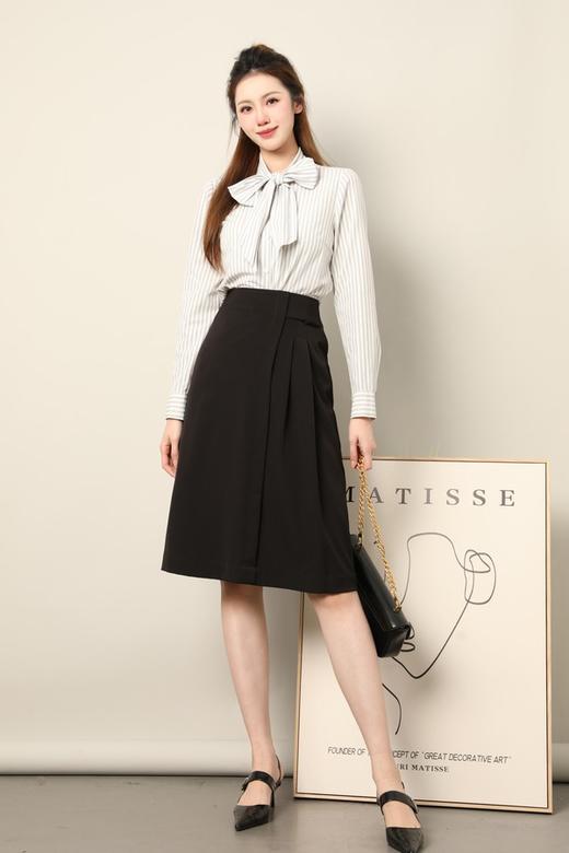 LNNNS 经典条纹衬衫西装半裙套装 16088 商品图2