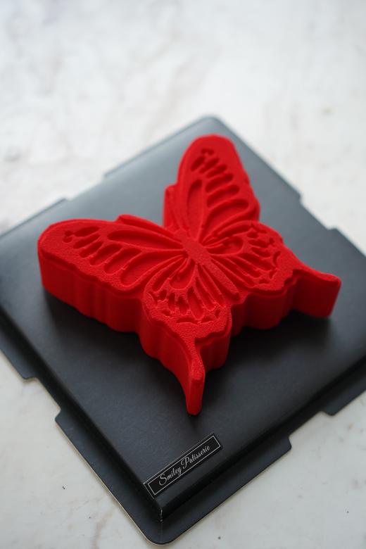 法式慕斯蛋糕 | 草莓柠檬香草 - 丝绒蝴蝶 商品图0