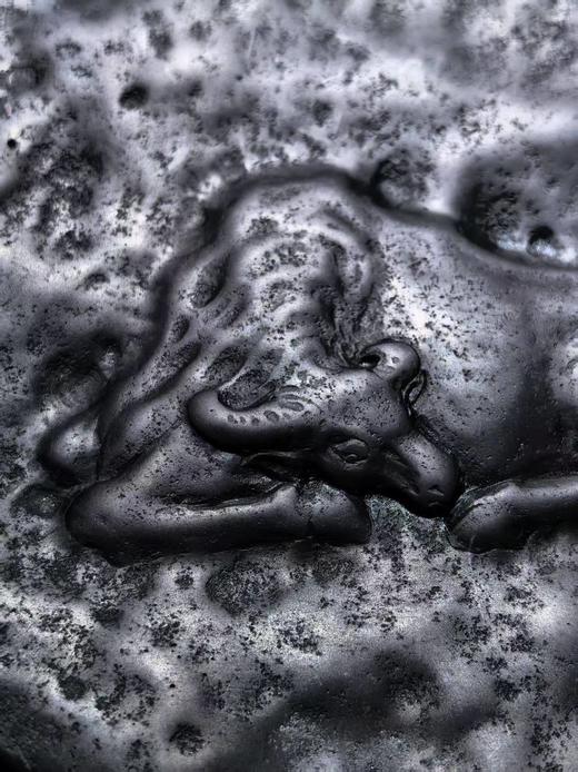 伦少国「宁静」端砚·斧柯东（沙浦石） 纯手工原石雕刻砚台 商品图6