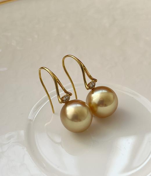 10mm-11mm金珠耳坠 商品图3