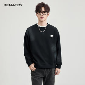 贝纳川春季圆领卫衣ECF124104