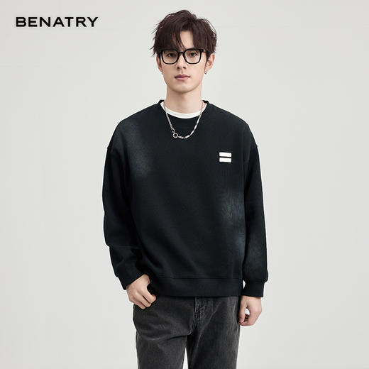 贝纳川春季圆领卫衣ECF124104 商品图0