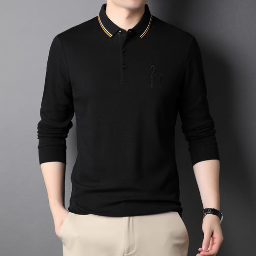 柏奥玛男士POLO衫60支双股棉珠地面料实体专版7981款】👏 品质真的太绝了，😎谁穿谁好看～ 商品图0
