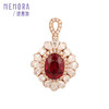 时光宠耀红宝石吊坠 18k金钻石围镶红宝挂坠MEMORA诗普琳RP219603 商品缩略图2