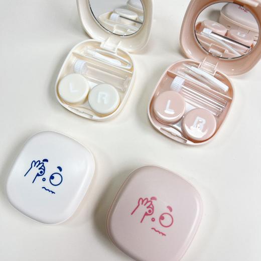 卡通表情隐形眼镜盒护理盒美瞳盒6577 商品图11