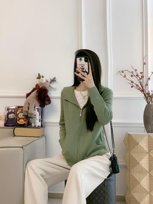 225-7 Lulu同款羊毛拉链卫衣 商品图7