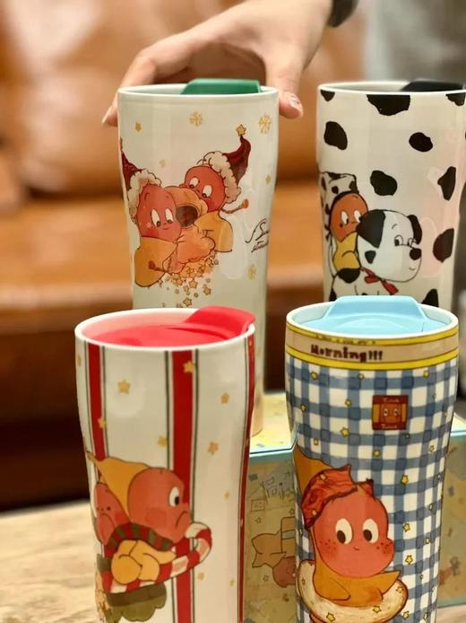 单拍不发【+0.1换购价值19.9勺子】【节日仪式感🌷】 超萌原创星星人联名系列420ml双层陶瓷杯 正版授权❗️❗️❗️送礼首选 ~  可代写贺卡下单备注🎁手慢无❗️❗️ 商品图2