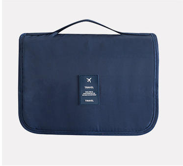 【YW】无忧购多功能折叠旅行化妆包/便携悬挂洗漱包F-斜纹挂包（截单后7天发货) 商品图8