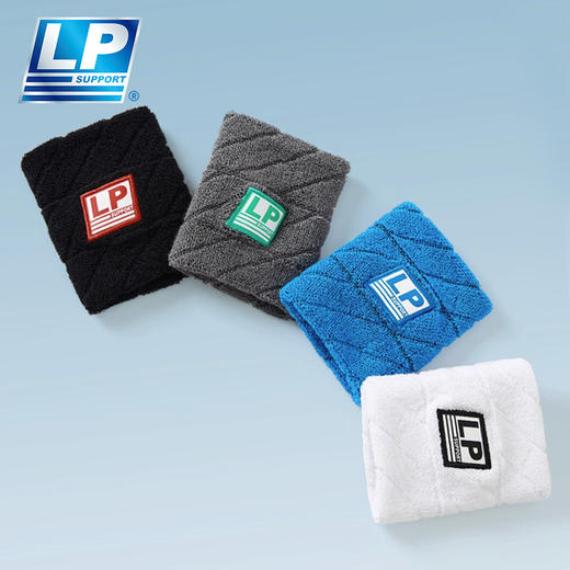 LP 4001CK毛巾提花护腕 篮球乒乓球跑步运动擦汗手腕巾吸汗带男女 商品图3