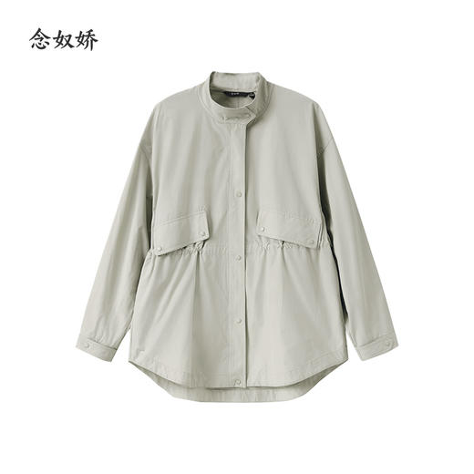 【商场同款】CNG5374 “轻便风衣”  卡其绿 一手长风衣 商品图9