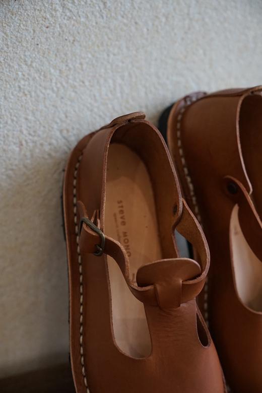 STEVE MONO 植物鞣制手工皮鞋(棕色) 商品图4