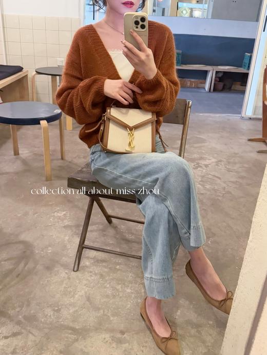 周小姐的故事 | 分享价不退换!!进口马海毛柿子毛衫 落日橘 商品图2