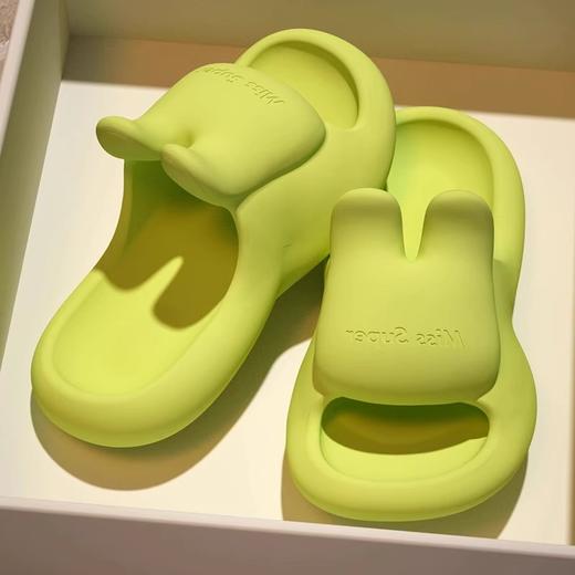 【踩屎感兔子凉拖鞋】夏季家居室内洗澡家用 eva橡塑材质 防滑厚底外穿不臭脚  商品图14
