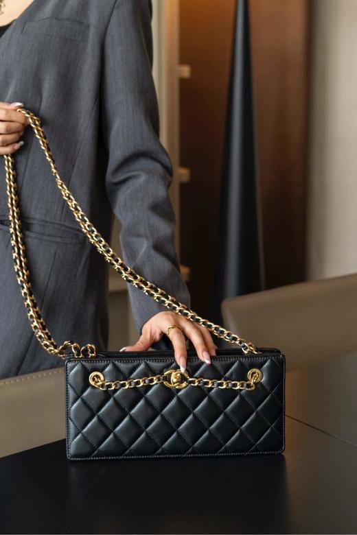 香奈儿24k走秀款复古晚宴包黑色（HH）） 商品图7