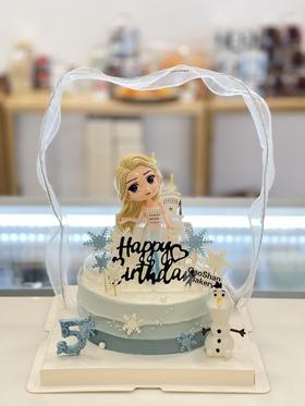 爱莎公主慕斯蛋糕