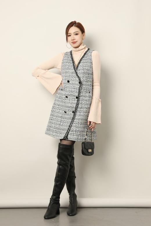 Le Malene 小香风马甲连衣裙 17760 商品图0