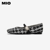 MIO米奥玛丽珍鞋编织镂空质感平底法式单鞋女渔夫鞋M251401681 商品缩略图2