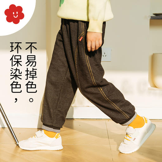 soyo舍予良仓弹力针织牛仔束口裤 商品图3