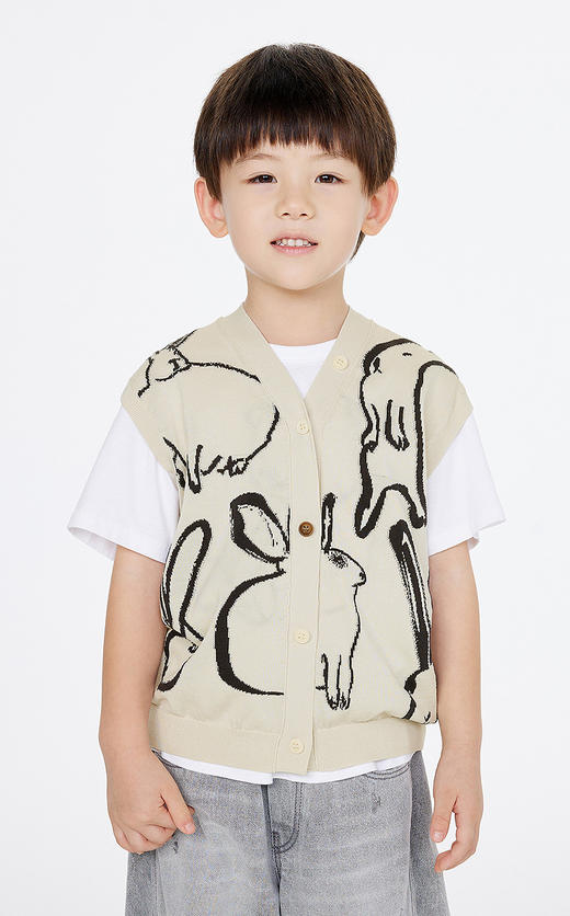 jnby   25年春款   针织马甲   1P3312820 商品图3