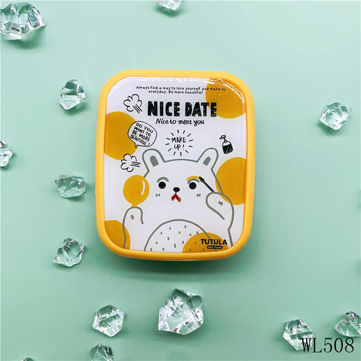 可爱两幅装隐形眼镜盒护理盒美瞳盒WL508 商品图6