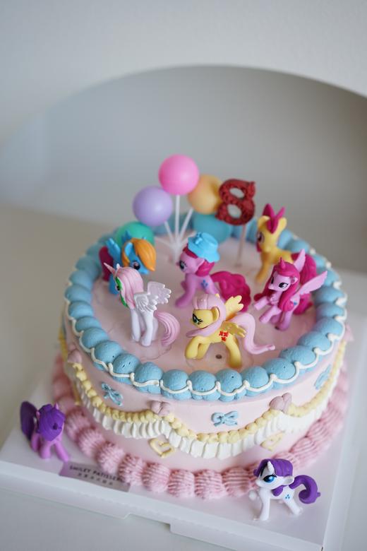 主题奶油蛋糕 | 鲜果原味奶油 - 小马宝莉游乐园 商品图0