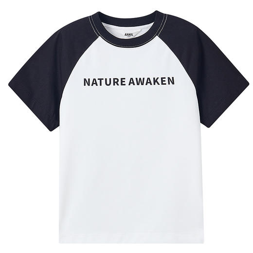 【凉感】男女童短袖SORONA针织衫夏季新款安奈儿童装EM521061 商品图10