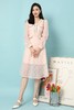 Le Malene 裸粉色蕾丝口袋饰连衣裙 15644 商品缩略图4