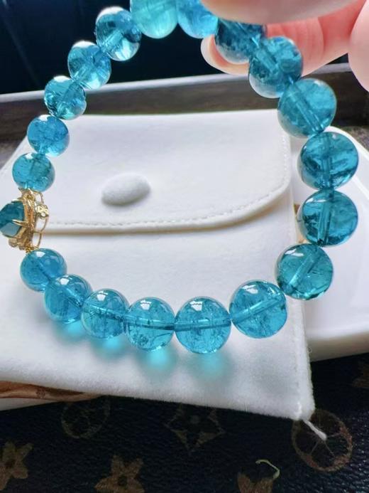 9mm单圈全蓝碧玺手链 商品图2