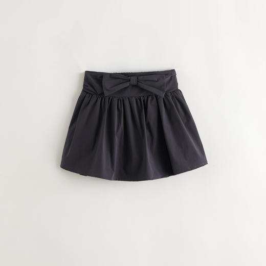 马克珍妮女童甜美蝴蝶结花苞短裙儿童半身裙2025年春夏新款550726 商品图3